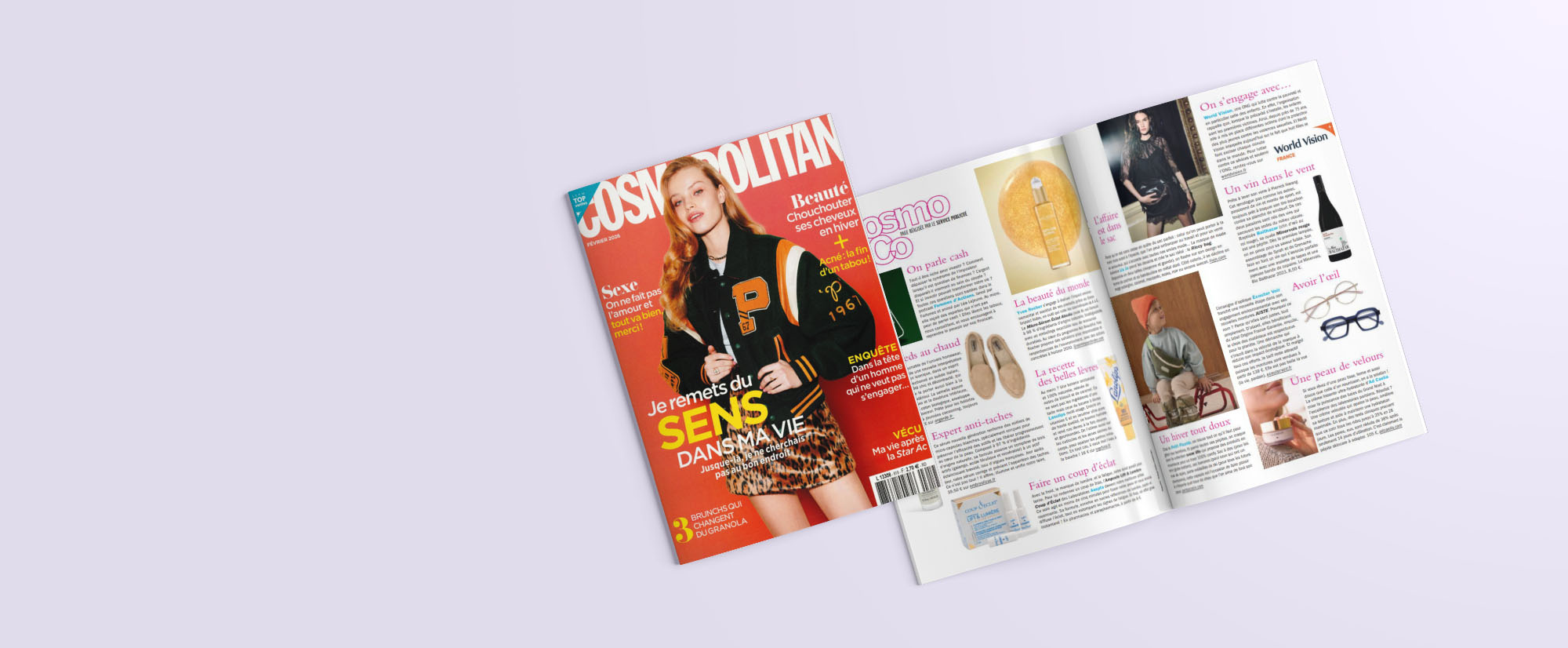 Février 2026 - Parution dans Cosmopolitan