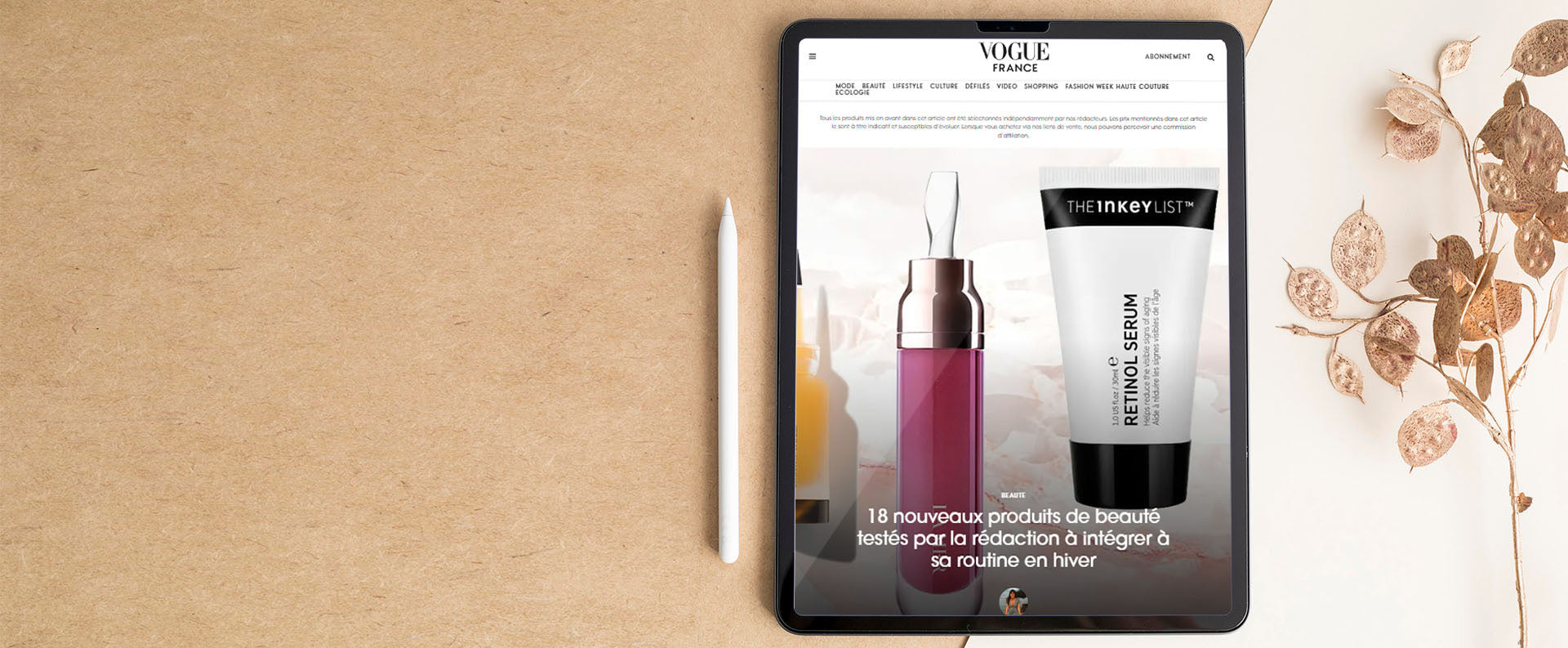 Janvier 2024 - Parution dans vogue.fr