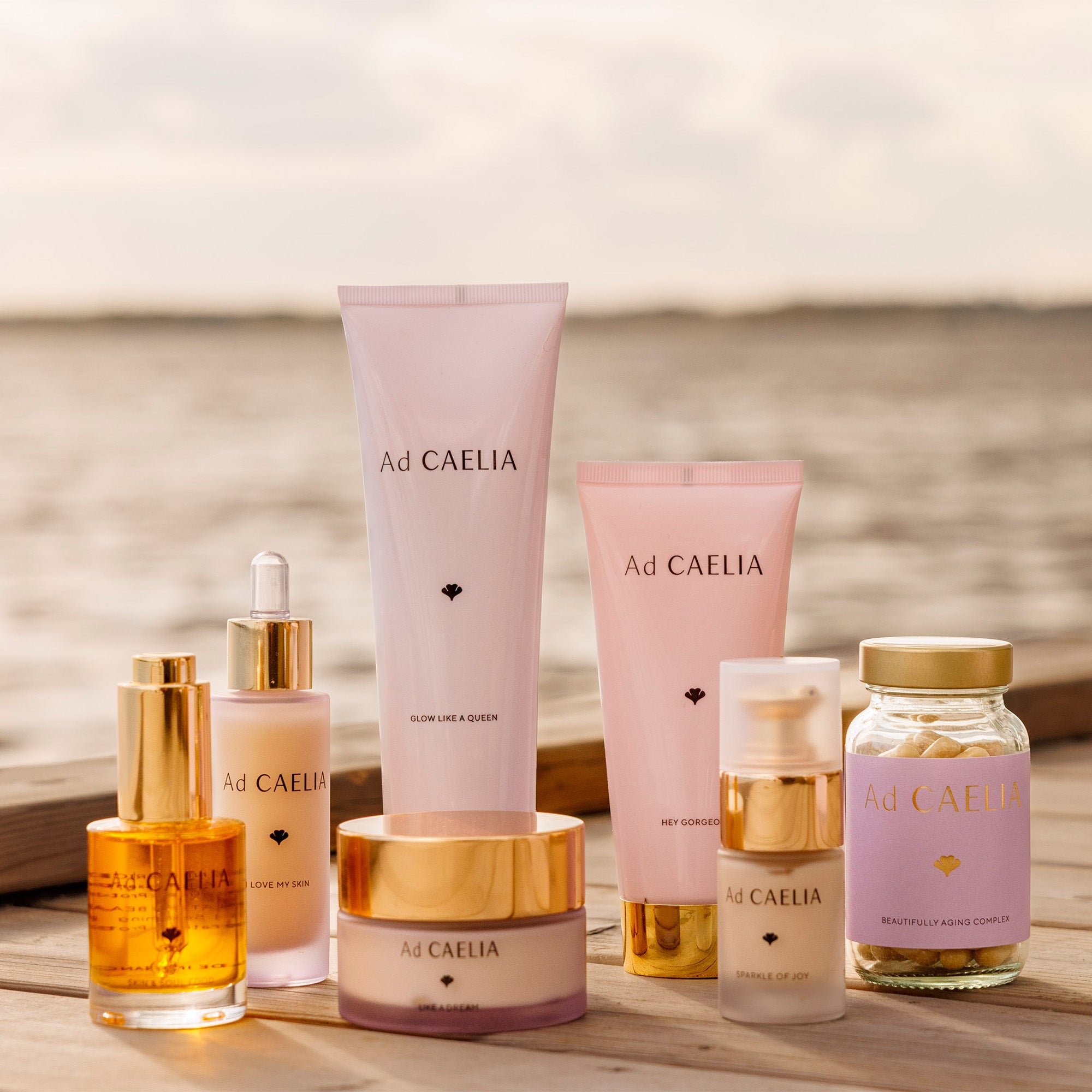 Packshot de la gamme complète Ad CAELIA