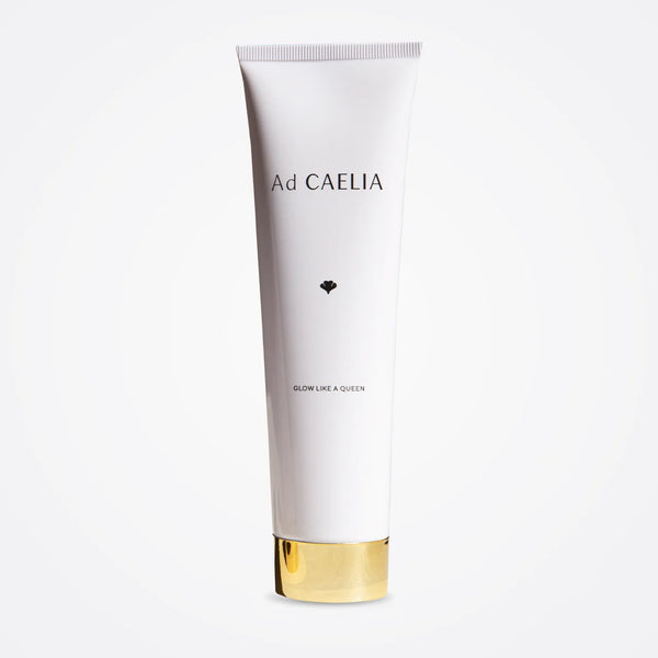 Gel nettoyant visage Éclat 2-en-1 Ad CAELIA aux AHA naturels, packshot du flacon